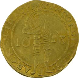 Ducat 1613 over 1610 back